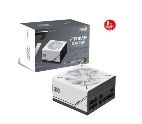 ASUS Prime AP-850G 80+ Gold 850W PCIE 5.1 ve ATX 3.1 Uyumlu 8 Yıl Garantili Modüler Güç Kaynağı ürün görseli 1