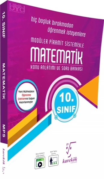 10.Sınıf Matematik MPS Konu Anlatımı ve Soru Çözümü Karekök Yayınları ürün görseli 1
