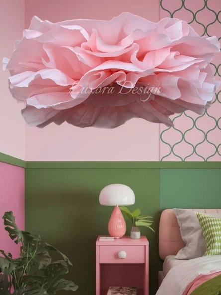 Pembe Bohem Model Sarkıt Avize Salon, Yatak Odası ve Çocuk Odası için Şık Dekorasyon Aydınlatma ürün görseli 1