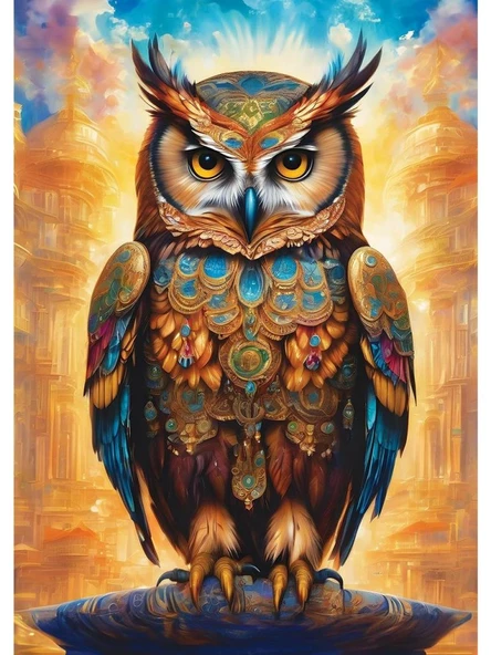 Art Puzzle General Baykuş - 500 Parça 5105 - Resim 2