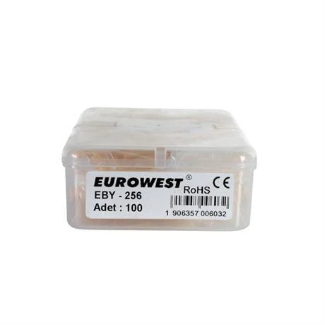 Eurowest 6mm Sarı İzoleli Ek Muf ( 1 Kutu 100 Adet ) ürün görseli 1