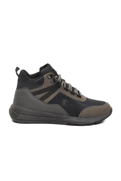 Füme Bağcıklı Unisex Sneaker Bot ürün görseli 1