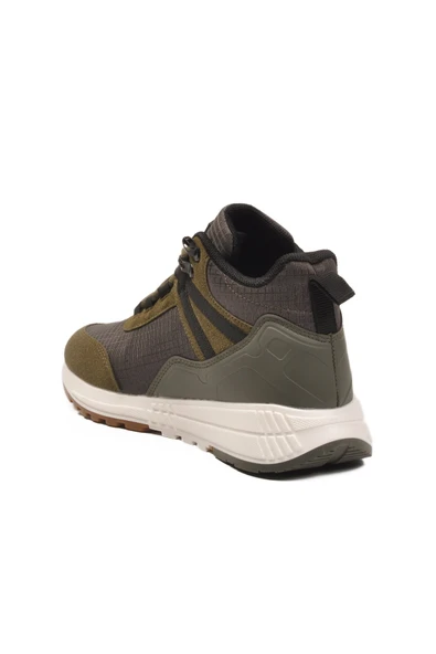 Haki Bağcıklı Unisex Sneaker Bot - Resim 4