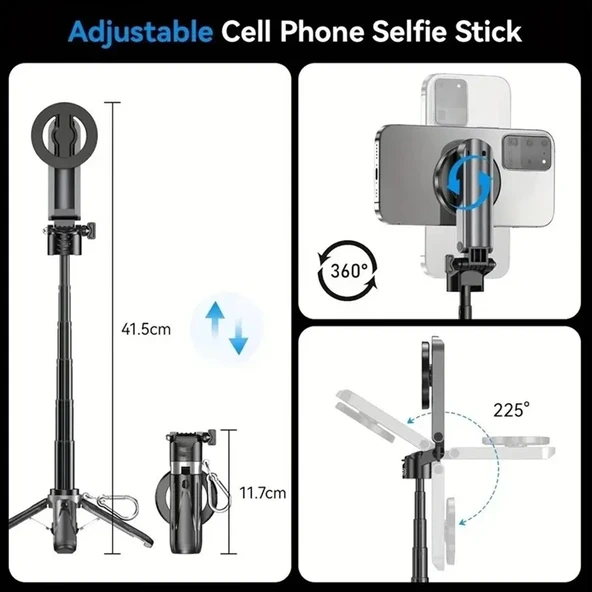 LinkTech H877 Premium Super Magpro 4in1 Mini Tripod Tutucu - Resim 6