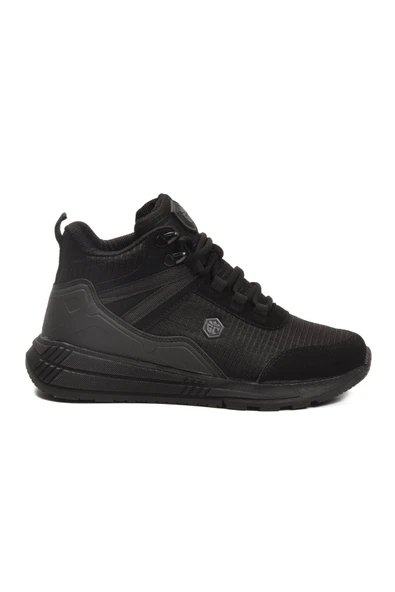 Siyah Bağcıklı Unisex Sneaker Bot ürün görseli 1