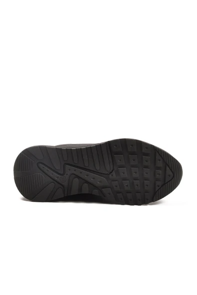 Siyah Bağcıklı Unisex Sneaker Bot - Resim 5