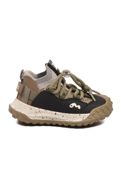 Siyah Bağcıklı Erkek Çocuk Hi Sneaker ürün görseli 1