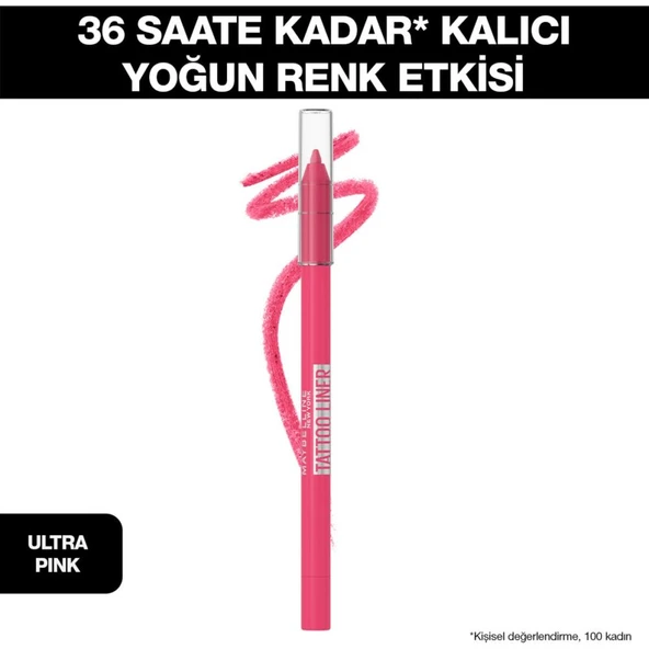 Tattoo Liner Jel Göz Kalemi Ultra Pembe Yoğun Renk 36 Saat Kalıcı Suya Dayanıklı ürün görseli 1