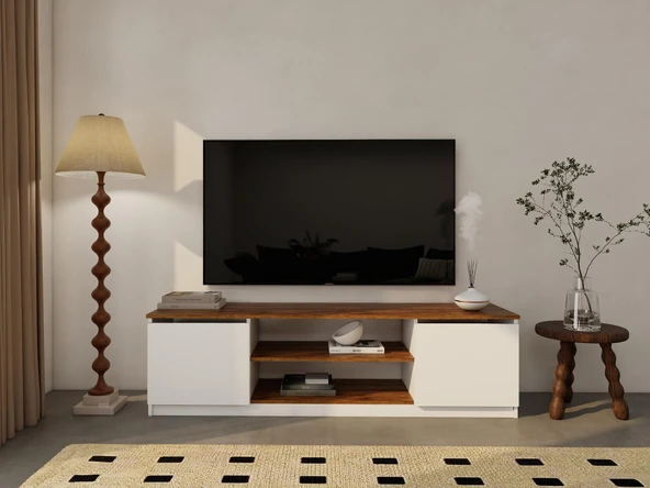 Bade Tv ünitesi Amalfi-Beyaz Renk ürün görseli 1