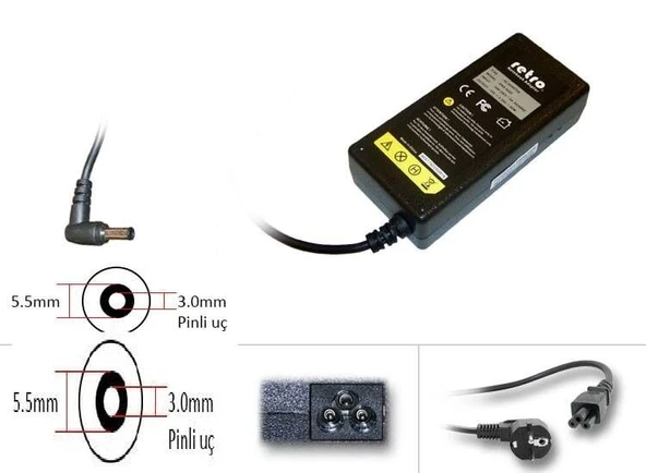 Samsung PA-1600-66 Notebook Adaptör - Şarj Cihazı Ver.1 ürün görseli 1