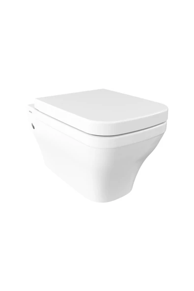 Firenze Rimless Asma Klozet Parlak Beyaz Kapak Dahil 1304-064-0128 ürün görseli 1