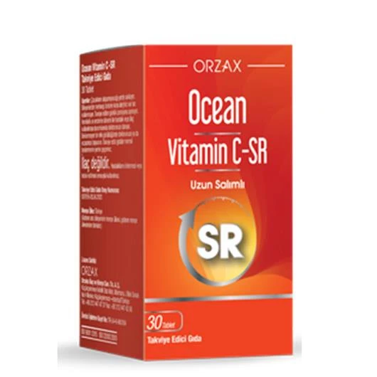 Orzax Ocean Vitamin C-SR 30 Tablet ürün görseli 1