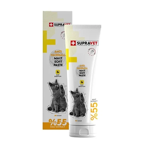 Supravet Antı-Haırball %55 Extra Malt Kedı Macunu (100 G) ürün görseli 1