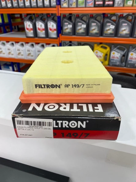 Filtron AP149/7 Hava Filtresi 03C129620B  GOLF V BORA II JETTA III PASSAT TOURAN A3 OCTAVIA 1.6 FSI BLF ürün görseli 1
