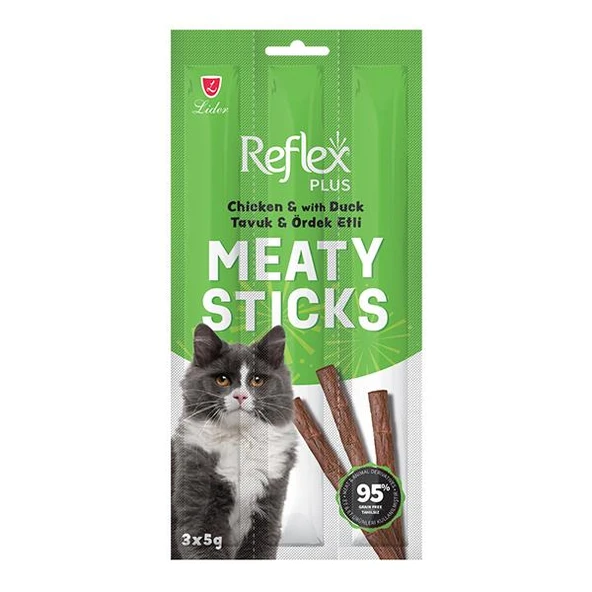Reflex Plus Kedi Ödül Stick Tavuk & Ördekli 3x5 Gr ürün görseli 1