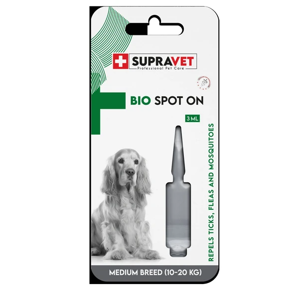 Supravet Köpek Derı Ve Tüy Bakım Yağı Ense Damlası 10-20 Kg 1 Adet ürün görseli 1