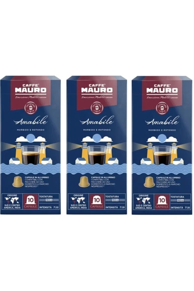 Caffe Mauro Amabile Nespresso Kapsül kahve 30 kapsul ürün görseli 1