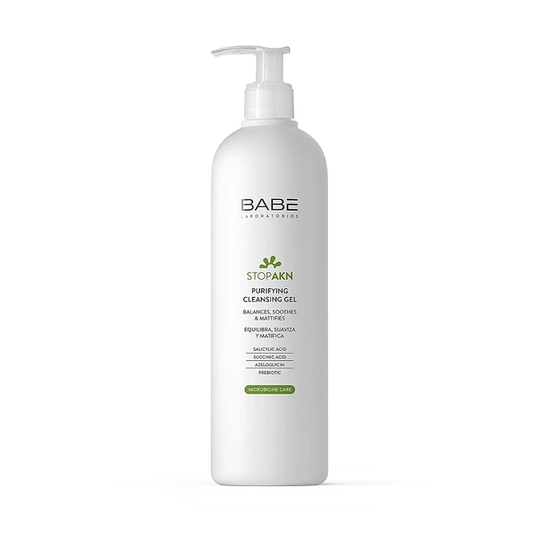 Babe Stop AKN Yağlı Ciltler İçin Arındırıcı Temizleme Jeli 400 ml ürün görseli 1