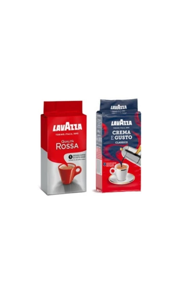 LavAzza Qualita Rossa Filtre Kahve 250 Gr + Crema E Gusto Filtre Kahve 250 Gr ürün görseli 1