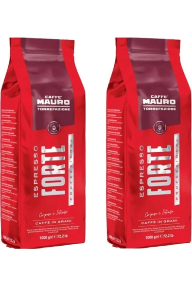 Caffe Mauro Espresso Forte Çekirdek Kahve 1 kg x 2 paket ürün görseli 1