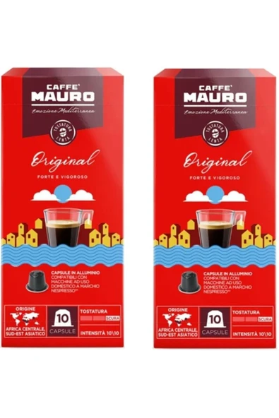 Caffe Mauro Original Nespresso Kapsül Kahve 20 kapsul ürün görseli 1