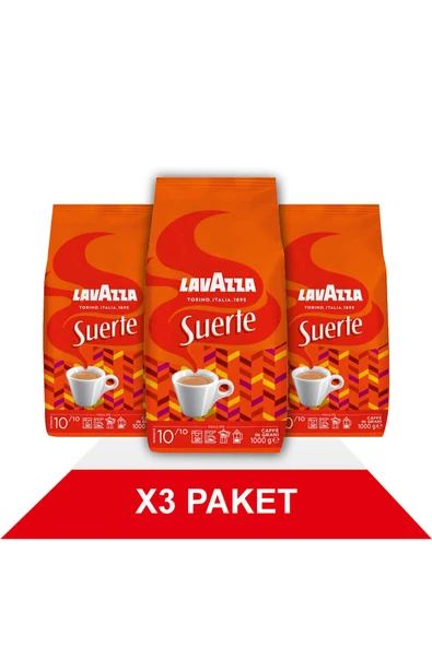 LavAzza Suerte Çekirdek Kahve (1000gr) x3 ürün görseli 1