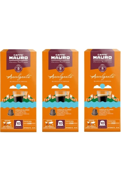 Caffe Mauro Avvolgente Nespresso Kapsül Kahve 30 kapsul ürün görseli 1