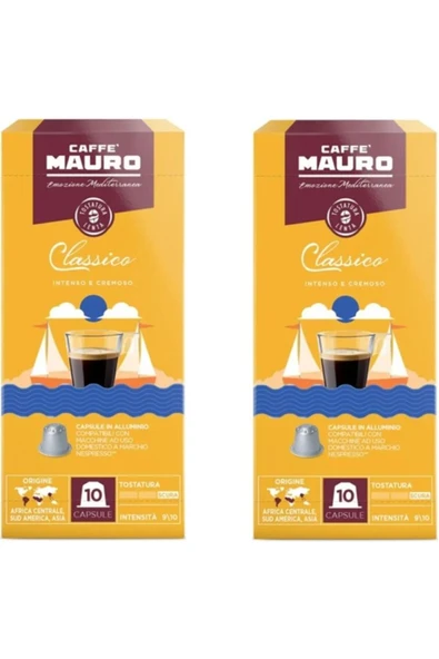 Caffe Mauro Classico Nespresso Kapsül Kahve 20 kapsul ürün görseli 1