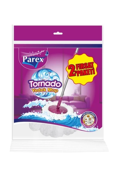 PAREX Tornado Multi Yedek Mop 2 Li Paket ürün görseli 1