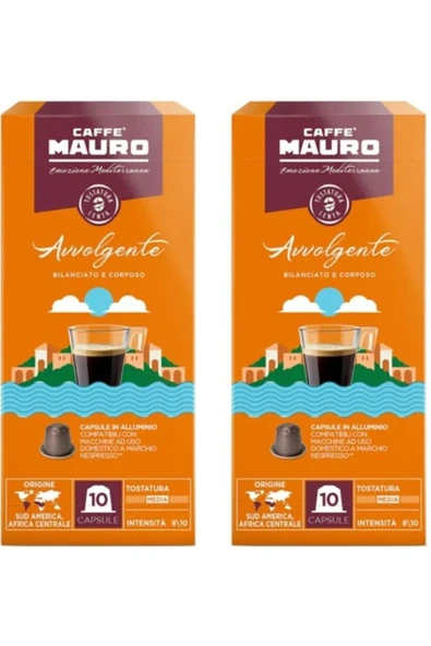 Caffe Mauro Avvolgente Nespresso Kapsül Kahve 20 kapsul ürün görseli 1