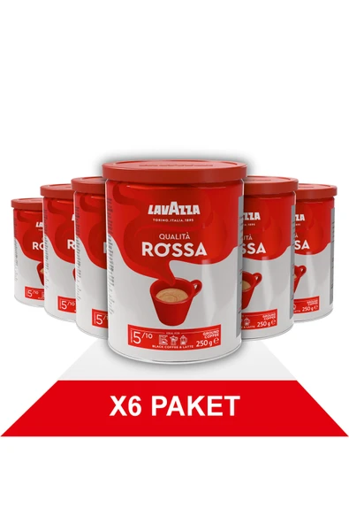 LavAzza Qualità Rossa Filtre Kahve Teneke Kutu (250gr) x6 ürün görseli 1