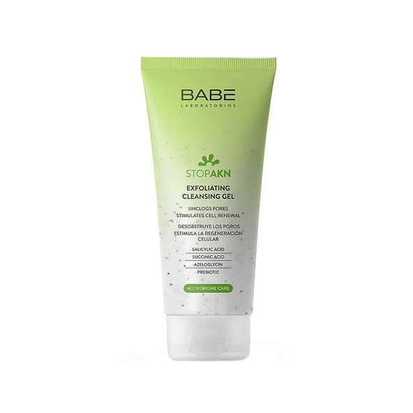 Babe Stop AKN Karma Yağlı Ciltler İçin Peeling Etkili Temizleyici Jel 200 ml ürün görseli 1