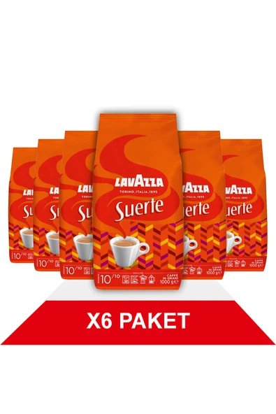 LavAzza Suerte Çekirdek Kahve (1000gr) x6 ürün görseli 1