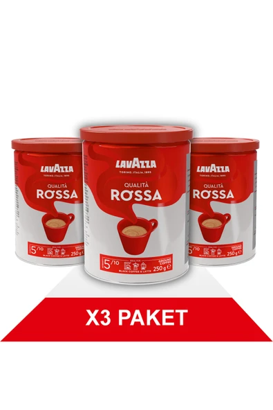 LavAzza Qualità Rossa Filtre Kahve Teneke Kutu (250gr) x3 ürün görseli 1