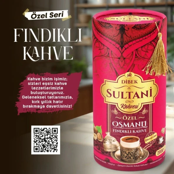 Osmanlı Fındıklı Dibek Kahvesi 200g ürün görseli 1