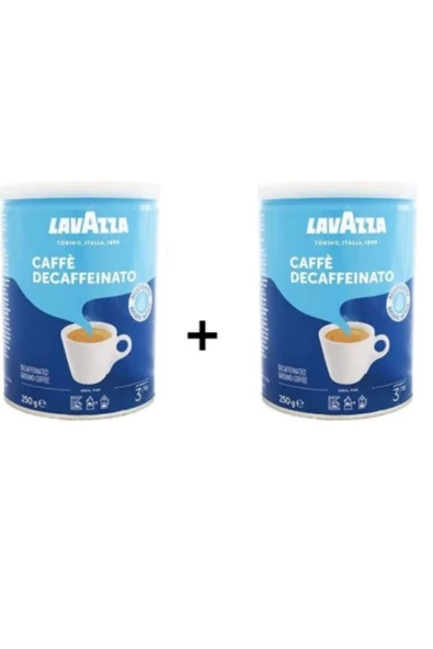 LavAzza Caffe Decaffeınato Kafeinsiz Öğütülmüş Kahve 250 gr x 2 teneke kutu ürün görseli 1