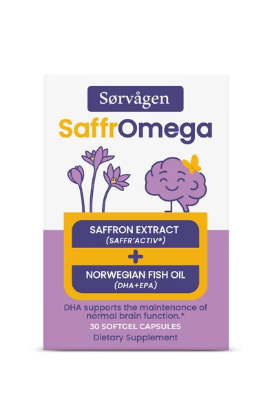 SORVAGEN SaffrOmega ( Safran ve Omega3) -30 Yumuşak Kapsül ürün görseli 1