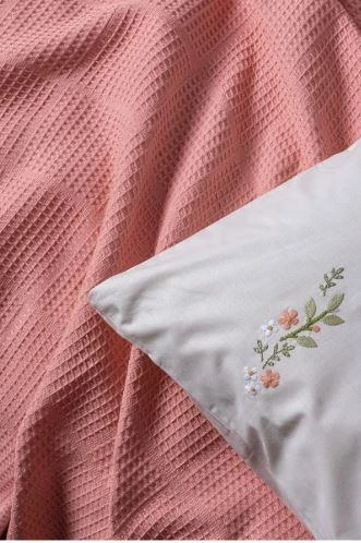Cotton Box Spin Çift Kişilik Pike Takımı Joyce Mercan - Resim 2