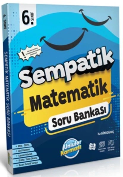Ünlüler Karması 6. Sınıf Matematik Sempatik Soru Bankası ürün görseli 1