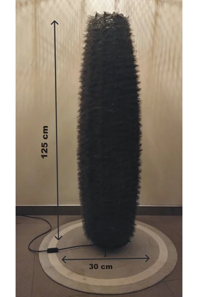 Bohem,Ahşap,Doğal El Yapımı Lambader 125*32 - Resim 8