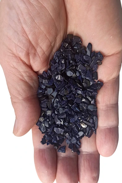 50 Gram Minik Lacivert Yıldız Taşı Kırıktaş Deliksiz Parçalar 331-2 ürün görseli 1