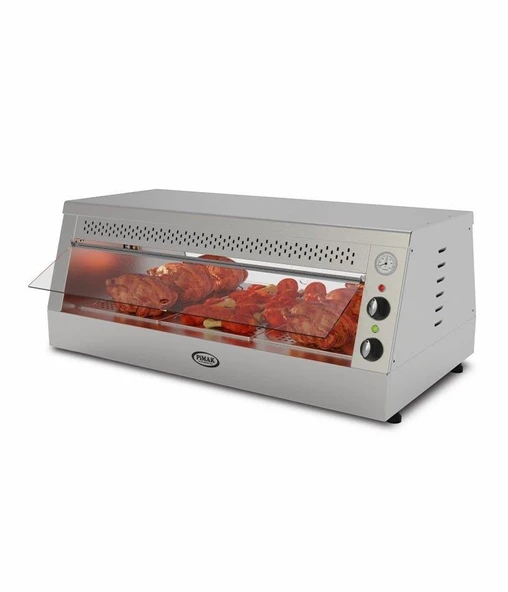 Pimak Sıcak Teşhir Ünitesi 15-20 Piliç 116 x 66 x 49 (cm) ürün görseli 1