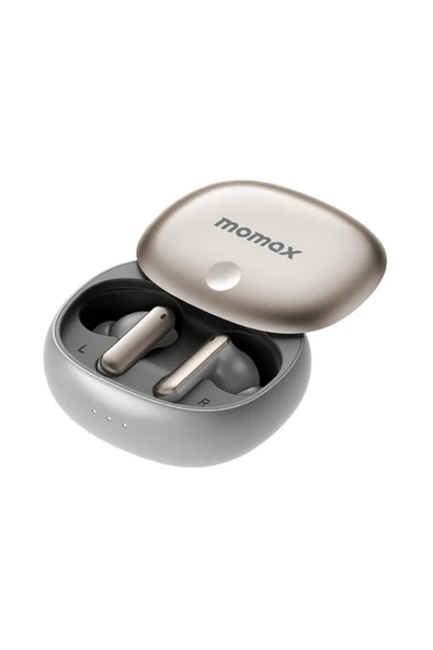 MOMAX BT13L 1-VIBE LITE TRUE WIRELESS NOISE CANCELLING EARBUDS TİTANİUM ürün görseli 1