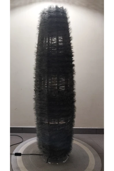 Bohem,Ahşap,Rustik,Doğal Lambader 125*32 - Resim 7