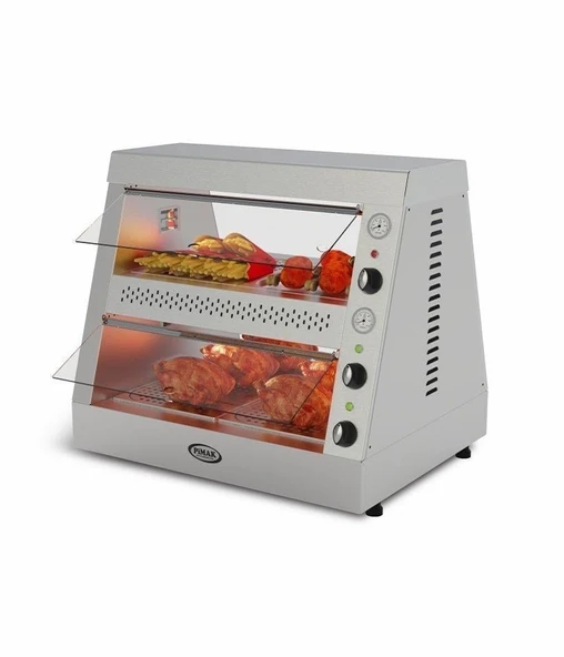 Pimak Sıcak Teşhir Ünitesi 12-20 Piliç 84 x 66 x 76 (cm) ürün görseli 1