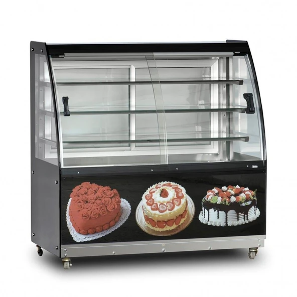 Dampak 160cm Sıcak Pasta Teşhir Dolabı 160 x 70 x 130 (cm) ürün görseli 1