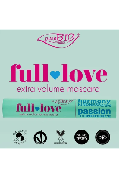 PuroBio Full Love Extra Volume Mascara 14,7 ml - Resim 4