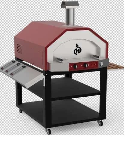 Himaksan Kubbeli Pizza Fırını Doğalgazlı 4x6 ürün görseli 1