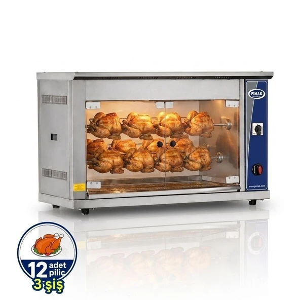 Pimak Setüstü Piliç Makinesi Tüplü 12 Piliç 88 x 50 x 65 (cm) ürün görseli 1