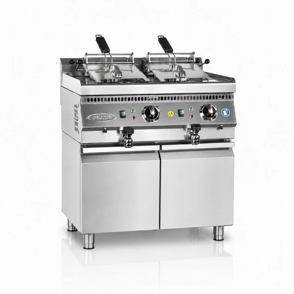 Pimak Tüplü Fritöz 700 Seri 12 + 12 LT 80 x 70 x 85 (cm) ürün görseli 1